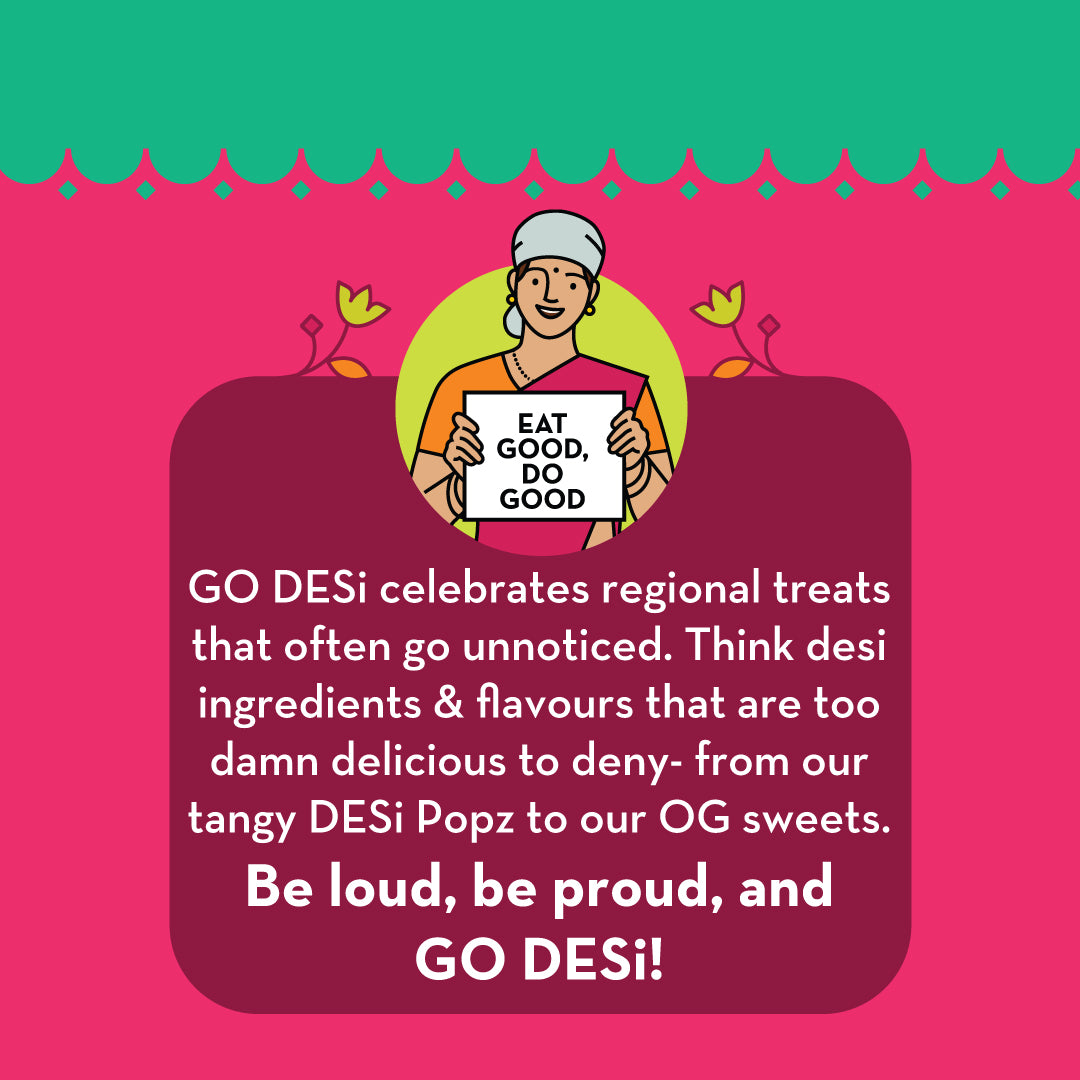 GO DESi Ghee Mysore Pak | Pure Cow Ghee | No Palm Oil | Sweets | Mithai