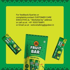 Kaccha Aam Fruit Bar | 70% Fruit Pulp | Pack of 10