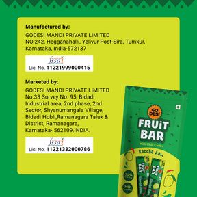 Kaccha Aam Fruit Bar | 70% Fruit Pulp | Pack of 10