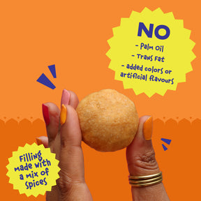 Mini Kachori | No Palm Oil | With 2 Chutneys Inside