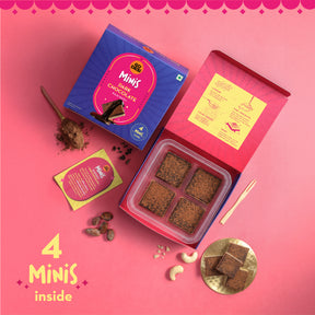 Minis: Dark Chocolate Kaju Katli | 4 pieces