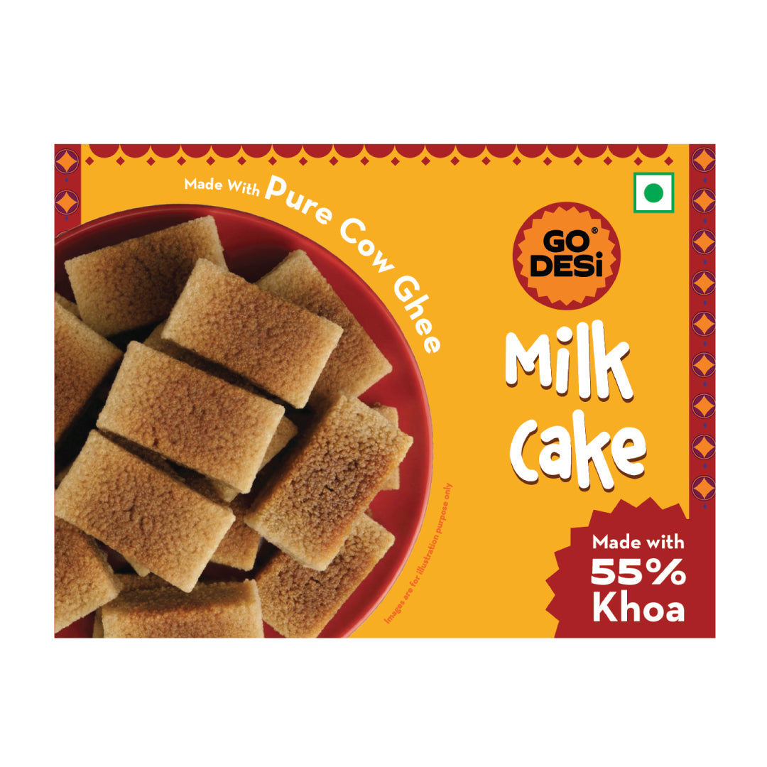 Milk Cake | Made with 55% Khoa