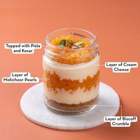 Motichoor Cheesecake