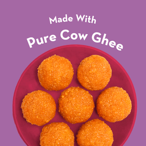 Ghee Motichoor Laddu | No Palm Oil or Maida