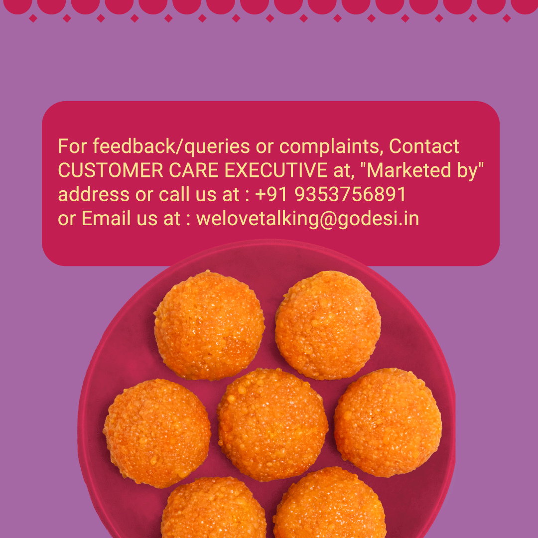 Ghee Motichoor Laddu | No Palm Oil or Maida