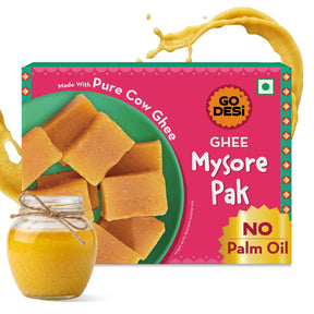 Ghee Mysore Pak | No Palm Oil