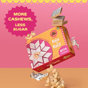 Premium Kaju Katli | Made with 61% Cashews