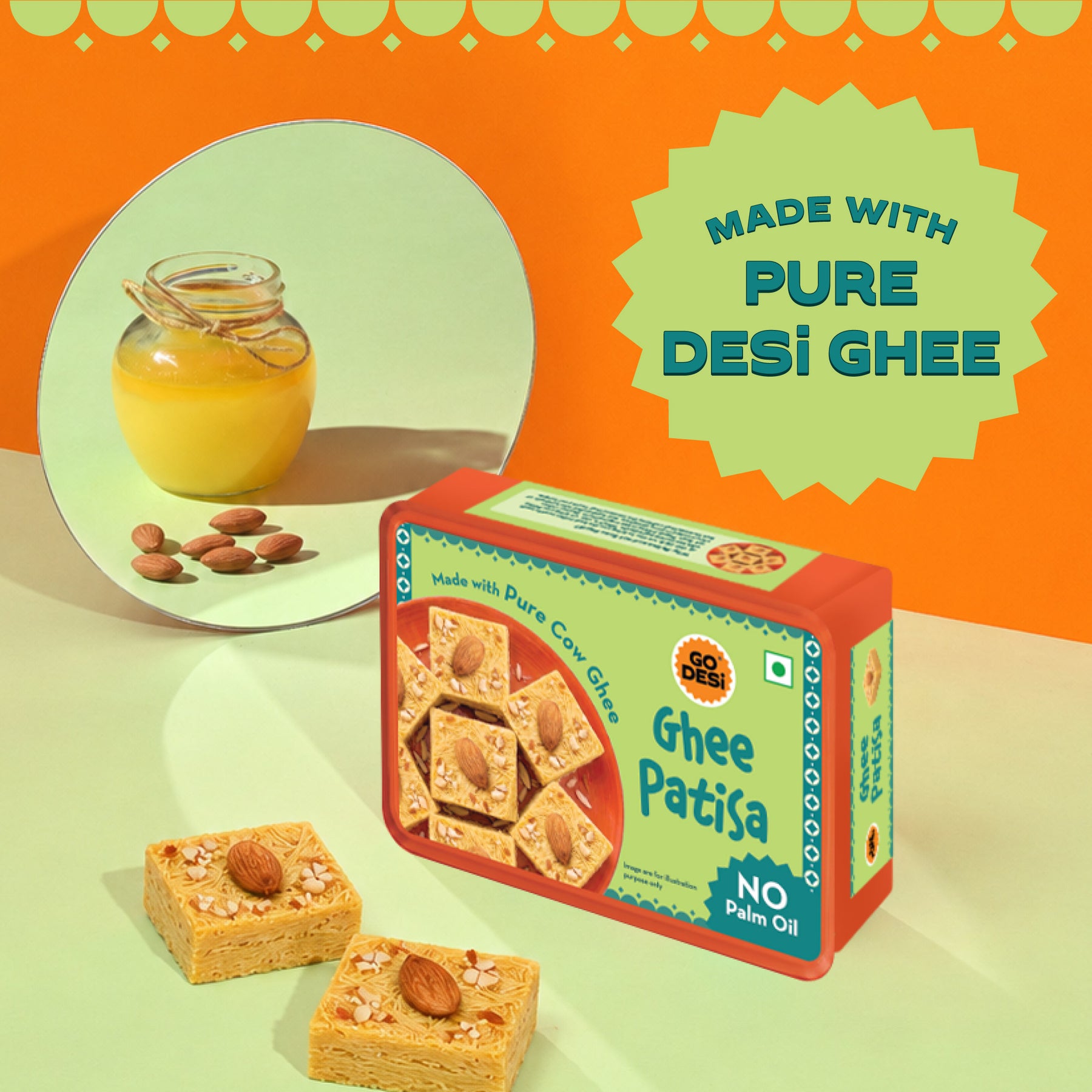 Ghee Patisa | Made with Pure Cow Ghee