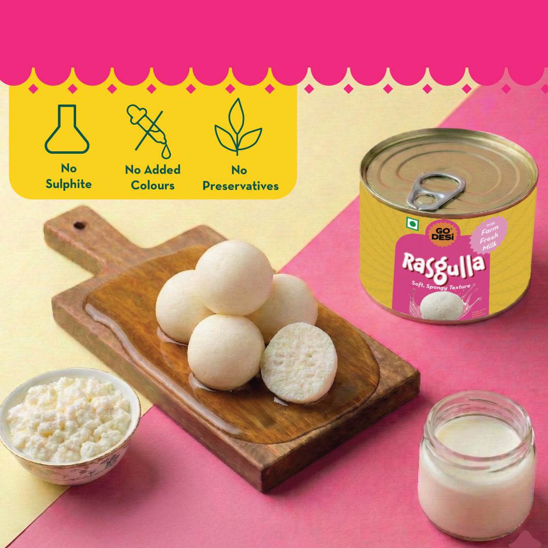 Mini Rasgulla | Made with Farm Fresh Milk