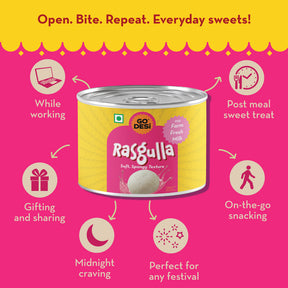 Mini Rasgulla | Made with Farm Fresh Milk