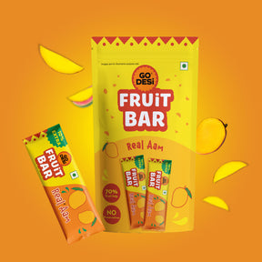 Real Aam Fruit Bar | 70% Fruit Pulp | Pack of 10