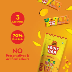 Real Aam Fruit Bar | 70% Fruit Pulp | Pack of 10
