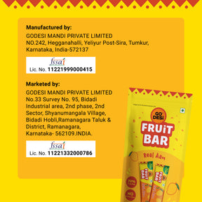 Real Aam Fruit Bar | 70% Fruit Pulp | Pack of 10