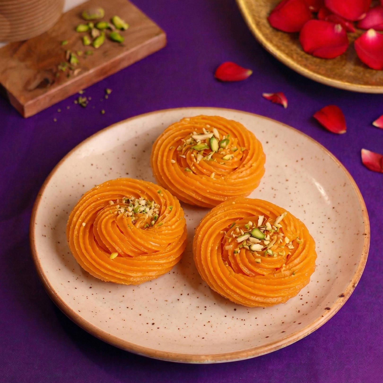 Rose Chhena Jalebi