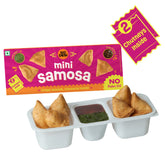 Mini Samosa | No Palm Oil | With 2 Chutneys Inside