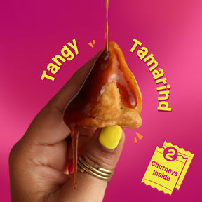 Mini Samosa | No Palm Oil | With 2 Chutneys Inside