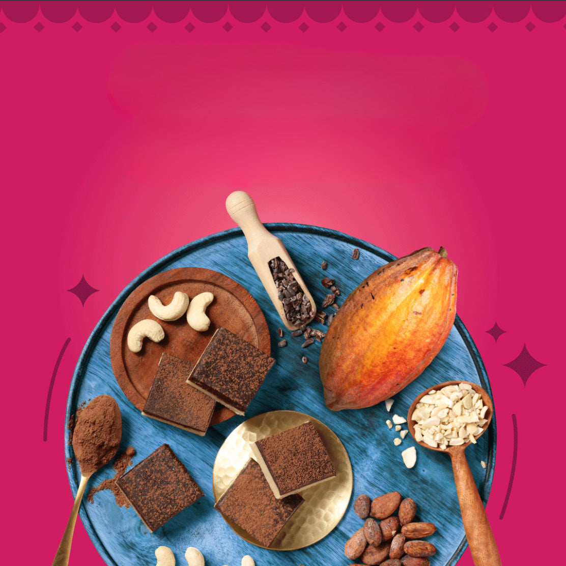 GO DESi Minis: Dark Choco Kaju Katli