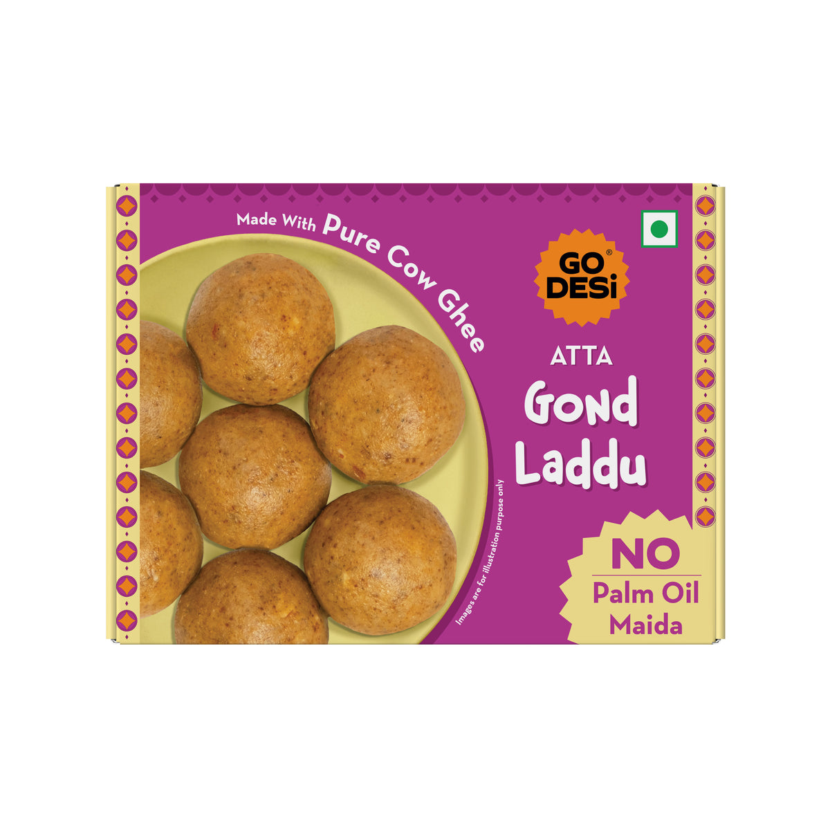 Atta Gond Laddu | Made with Pure Cow Ghee