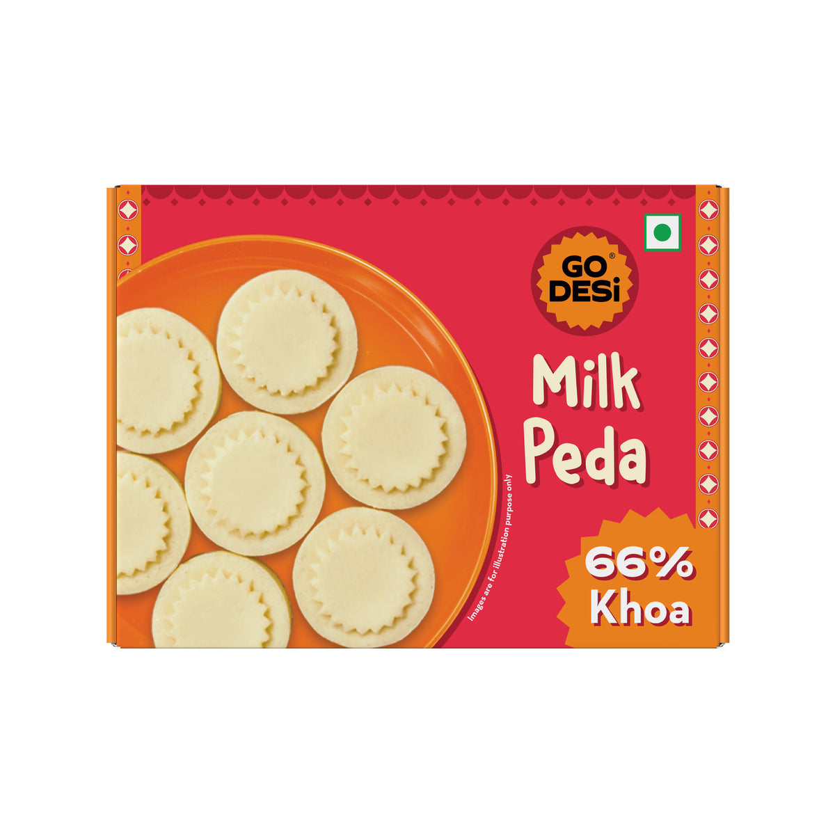 Milk Peda | Made with 66% Khoa