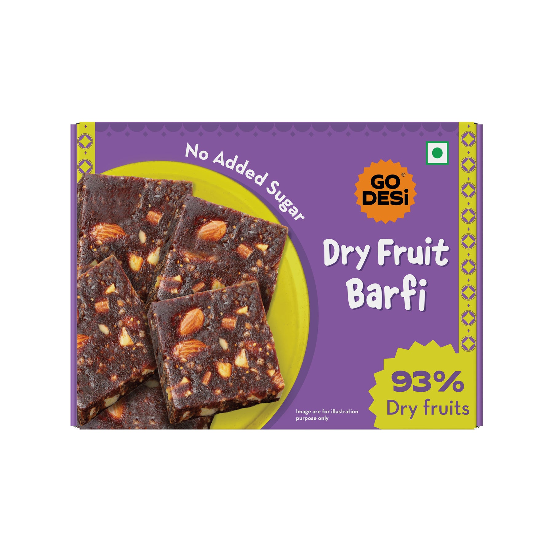 Dry Fruit Barfi | Made with 93% Dry Fruits