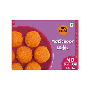 Ghee Motichoor Laddu | No Palm Oil or Maida