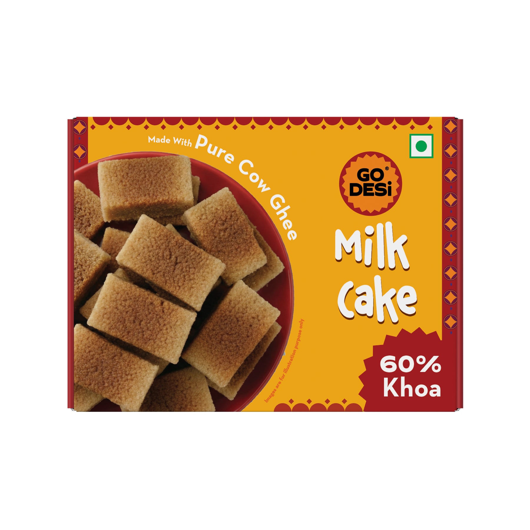 Milk Cake | Made with 55% Khoa