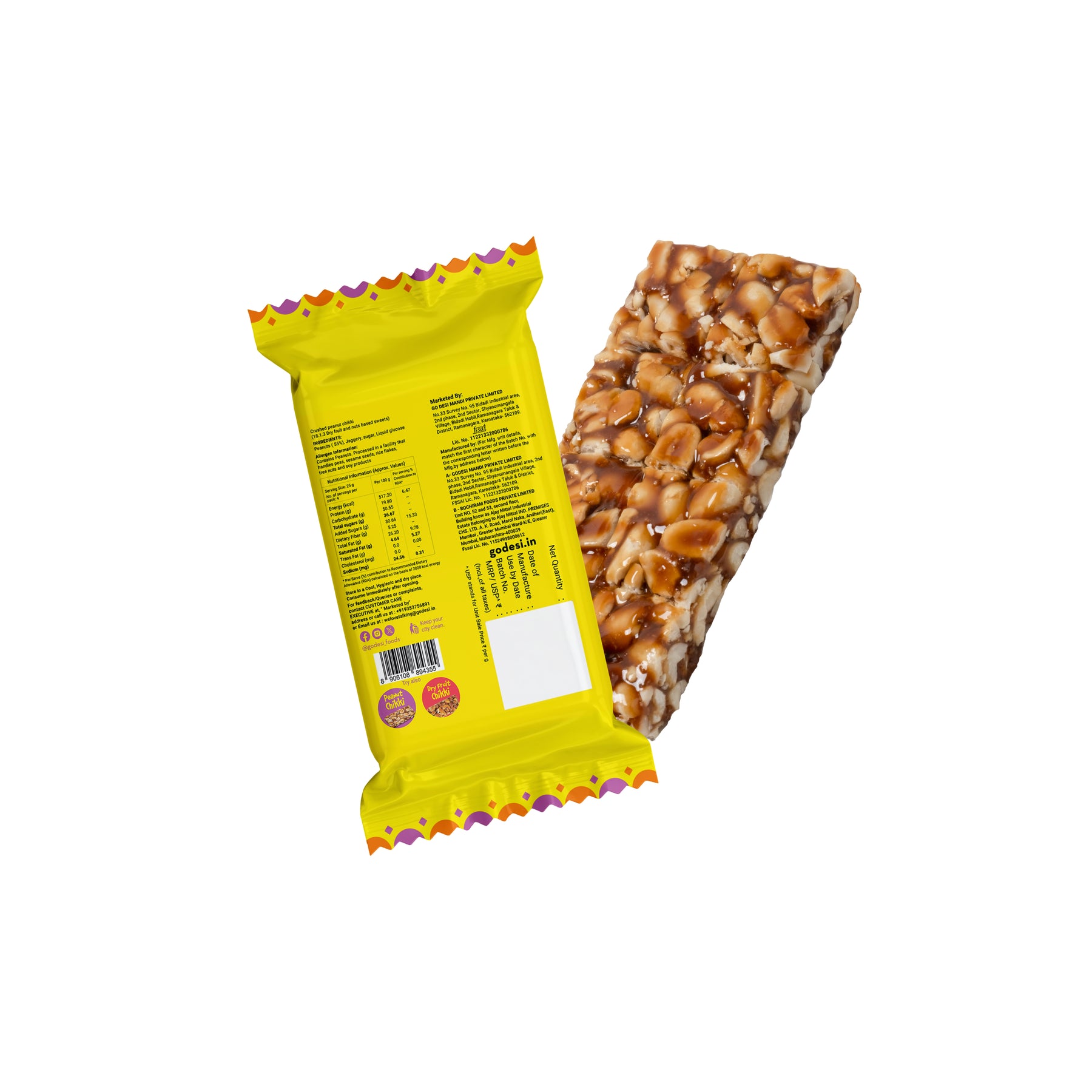 Crushed Peanut Chikki | With Goodness of Jaggery
