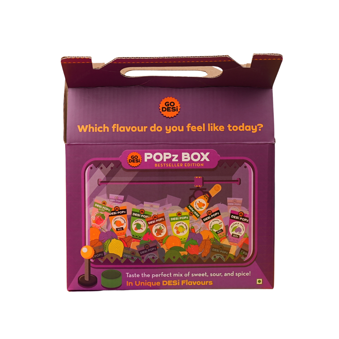POPz Gift Basket - 6 variants | Bestsellers | 100% Natural with Jaggery | Hand-made