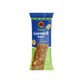 Pista Coconut Burfi | With Goodness of Jaggery