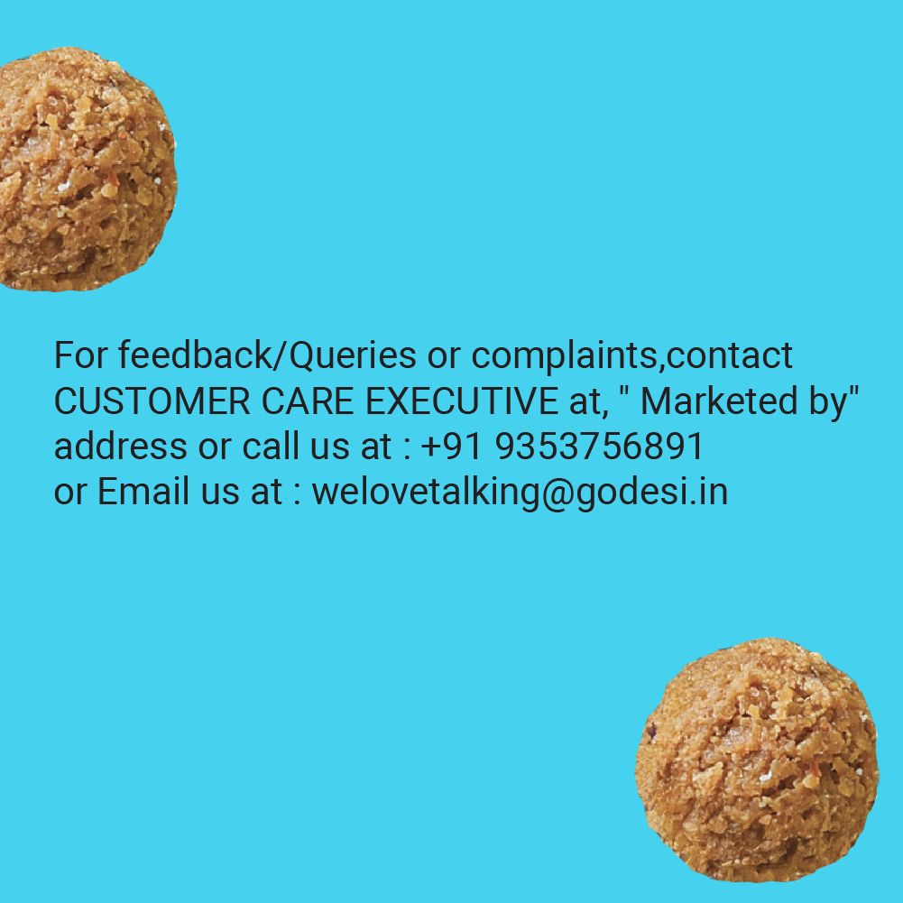 GO DESi Jaggery Coconut Laddu | With Goodness of Jaggery | No Artificial Flavours | Sweets | Laddoo