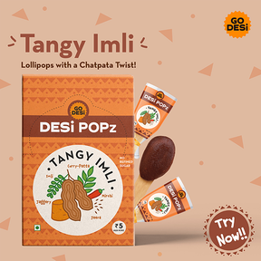Tangy Imli Popz | DESi Popz - Tamarind Lollipops