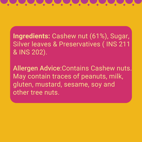 Premium Kaju Katli | Made with 61% Cashews