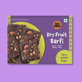 Dry-Fruit Date Bars | No Refined Sugar – 100% Natural | Anjeer, Dates, Badam & Cashews | DESi Meetha – 200 Gms