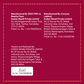 12 Items | Share the Joy Diwali Gift Box | By GO DESi | Diwali Diya Set | Coconut Laddu | DESi POPz: Tangy Imli, Real Aam, Kaccha Aam | Meetha Paan