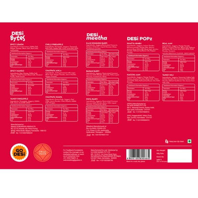 Best Seller Trial Pack | Desi Popz + Desi Bytes + Desi Meetha | 100% n