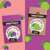 POPz Real Fruit Bits Combo (Masala Jamun + Chilli Guava) | 100% Natural | Jaggery | 50 Pcs - 400 gms
